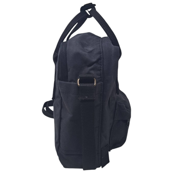 Fjallraven Kanken Mini Sling Crossbody Shoulder Bag Fog Black - Picture 4 of 11